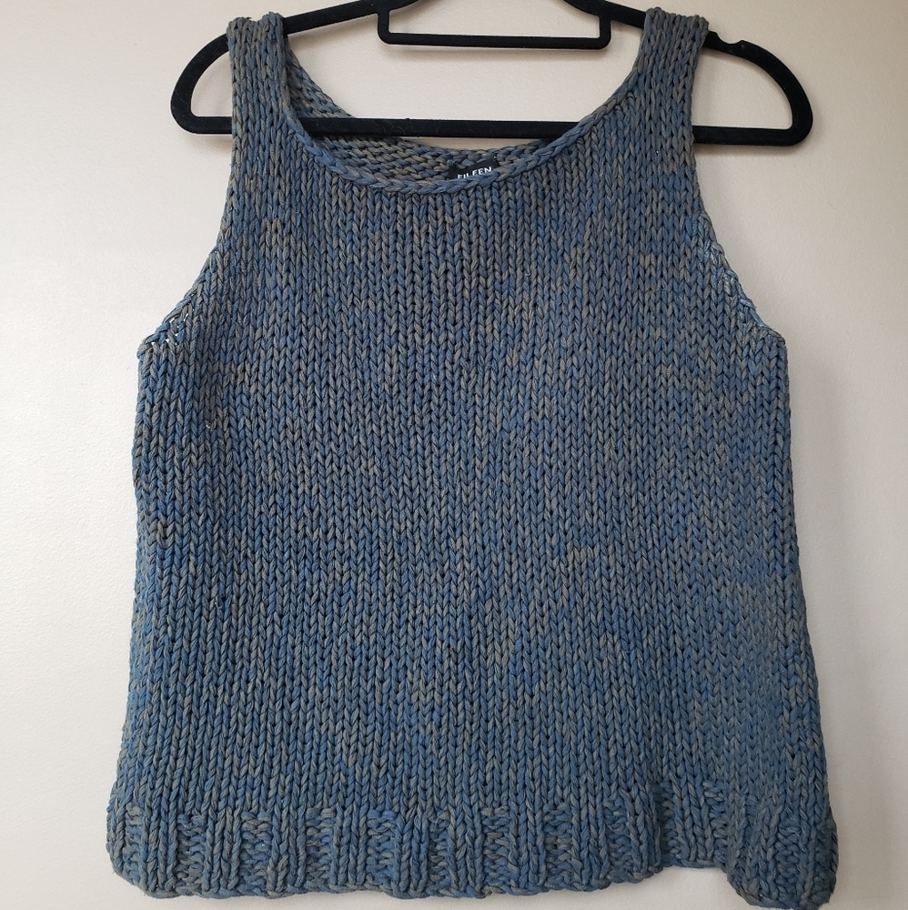 Eileen Fischer Sleeveless Sweater Knit Top